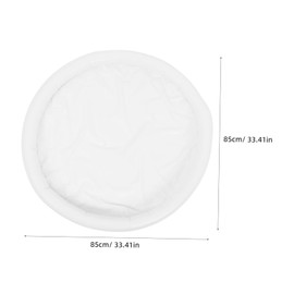 Zerodeko Inflatable Bath Tub Cover Portable PVC Lid for Foldable Tubs User Friendly Setup Heat Maintaining Accessory for Comfortable Bathing Experience Dimensions