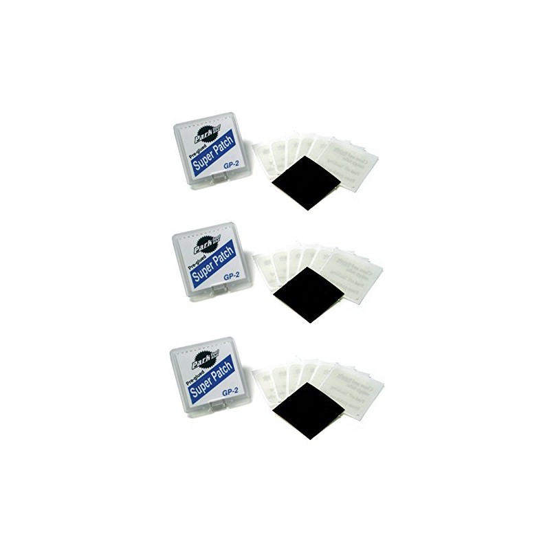 Park Tool GP-2 Pre-Glued Super Patch Puncture Repair Kits (Pack