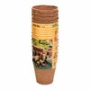 ROMBERG 71016K 96 Bio-degradable Pots, 6cm round