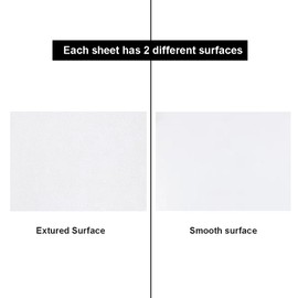 1/4" Thick Expanded PVC Plastic Sheets, ABS Plastic Sheet - 12" X 12" Thin Rigid Plastic Sheet,White – Ideal for Signage, Displays, and Digital/Screen Printing (Matte & Textured Finish) 1-Pack