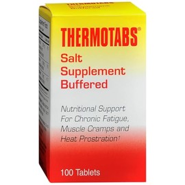 Buffered Thermotabs Salt Supplement Tablets - 100 Ea (Pack of 2)