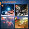 Nilight 13.5Inch 72W Curved Spot Flood Combo Led Light Bar