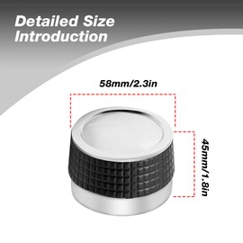 Aynaxcol 4Pcs Gas Grill Control Knobs with Nonslip Grip Gas Burner Replacement Knobs Chrome Plated Plastic with D Shaped Valve Stem BBQ Control Knobs Replacement Rotating Switch