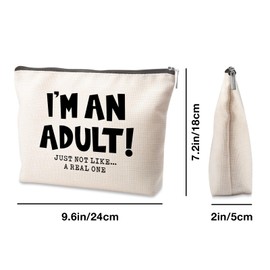 18 Year Old Girl Birthday Gifts Makeup Bag 18th Birthday Gift for Sister Friend Graduation Friendship Birthday Christmas Make up Bag Happy 18th Birthday Cosmetic Bag Gifts for Daughter Granddaughter