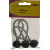 W4 Ball Loops 75mm - Black, 3 Pack