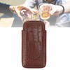 Cigar Holder Case Artificial Leather Portable Durable Elegant 3 Finger