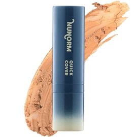 NuNorm Quick Cover Stick | Lightweight Foundation + Concealer For Men's Skin | Face + Body | 17 Shades | Instantly Covers Blemishes | Natural Matte Finish | Cruelty-Free + Vegan | Portable (Bronze)