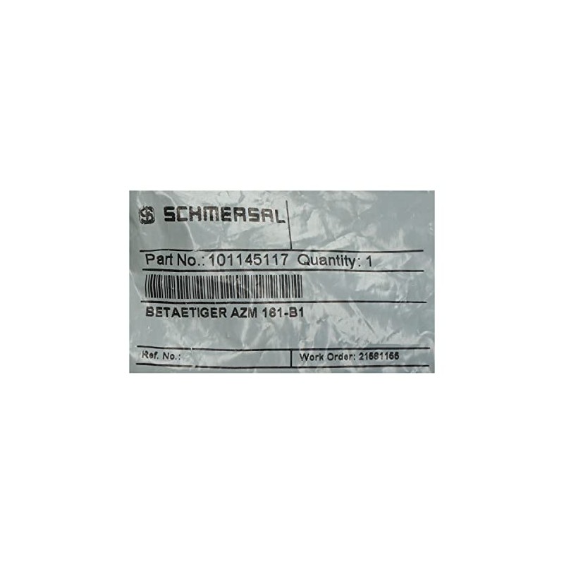 AZM 161-B1 Safety Switch Accessories: Standard Key Series: AZM 161