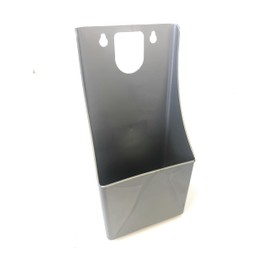 Pub Bar Stand-Up Wall Mounted Cork Catcher Bottle Opener Plastic 29.5 x 12.5 x 12 cm (Silver)