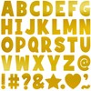 108 PCS Gold Letter Stickers Large 4 Inch Bulletin Board