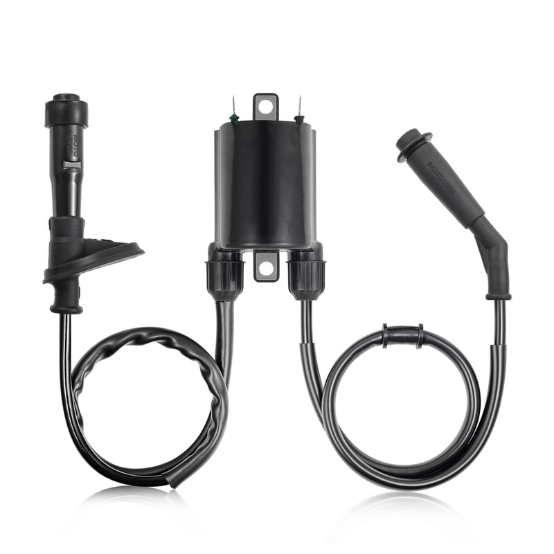 MOTO1988 2set of Ignition Coil & Spark Plug Cap For