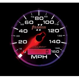 Auto Meter 7588 Phantom II 3-3/8" 160 mph In-Dash Electric Programmable Speedometer