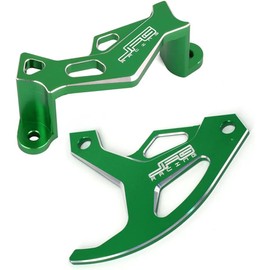 JFG RACING Dirt Bike Rear Brake Disc Caliper Guard,CNC Motorcycle Cover for KX250F 04-18/KX450F 06-18/KX250 19-21/KX450 19-21/KLX450R 08-18