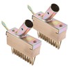 Hsthe Sea 2 Pieces Weed Brush Steel Brush Garden Weeding