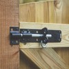 Galvanised Brenton Bolt Sliding Door Lockable Padbolt – 6" (152mm)