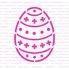Easter Egg Cookie Stencil - Easter Egg Stencil, Icing Stencil,