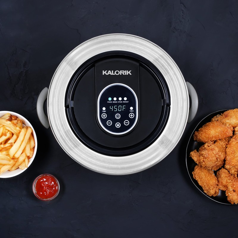 Kalorik Digital Universal Air fryer Lid, Black