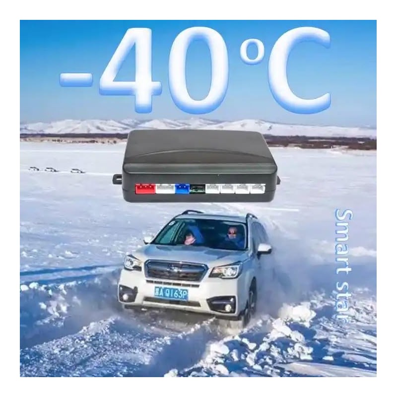 TK-SERVICE Back Sensor, Parking Sensor, 4 Rear Alarm & Monitor,
