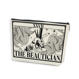 Hairdresser Gifts Beauty Gifts Makeup Bag Skincare Bag Christmas Birthday Gifts for Her Women Beautician Hair Stylist Artists Bestie Therapist Friends Coworker Cosmetology Supplies Cosmetic Bags