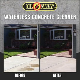 Oil Stain Fighter Starter Kit with Pre-treat Solution for Maximum Results | 2 oz. Pretreat Spray + 5 oz. Enzyme Powder | No Rinse Safe Concrete Cleaning Duo for Driveways and Patios | Starter Size