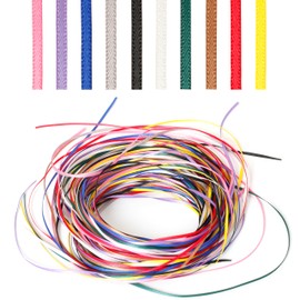 Tiny Doll Ribbon, Satin, 0.08 inch (2 mm) Wide, 10 Colors, 10.8 ft (3 m), Double-sided Satin Ribbon, Crafts, Accessories, Wrapping Ribbon, DIY, Handmade Ribbon