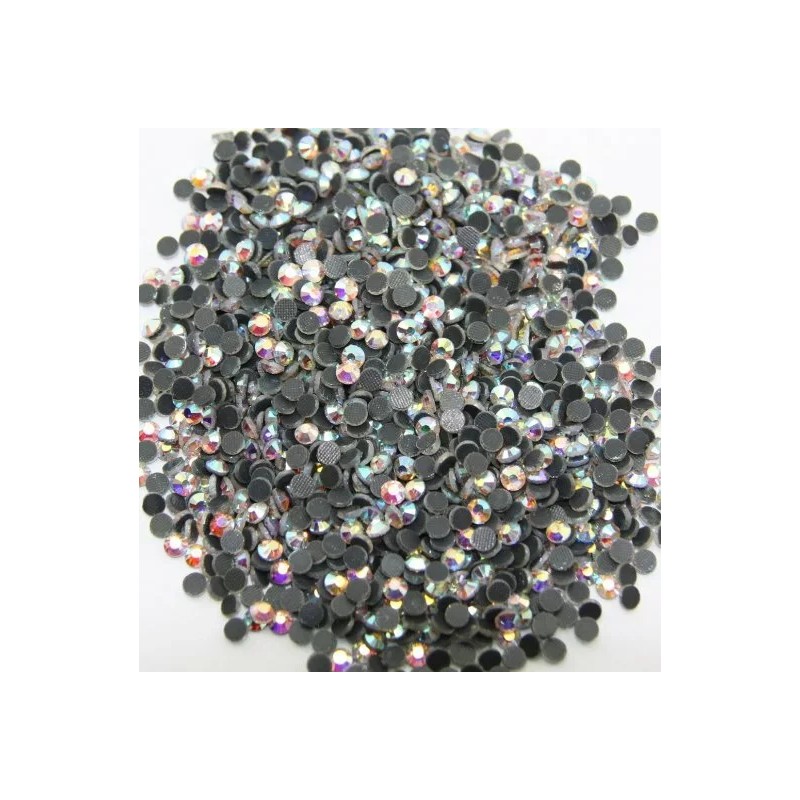 1440pcs HotFix Iron-On Flatbac Rhinestones Seed Beads SS16 Clear Crystal