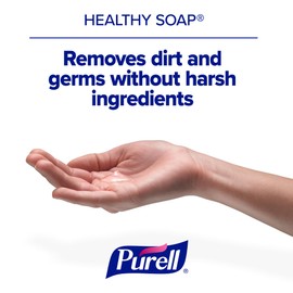 PURELL Healthy SOAP Premium Lotion Handwash, Waterfall Fragrance, 1000 mL Refill for CS2 and NXT Soap Dispensers (Pack of 8) - 4171-08