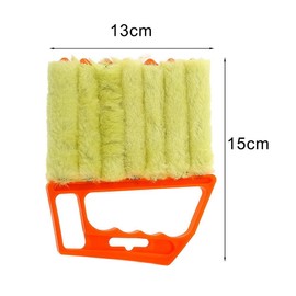 FUYOAL 2 Pcs Venetian Blind Cleaner, Window Blind Duster Brush Cleaner Tool Washable Window Shutter Cleaner Tool for Venetian Blinds Air Conditioner and Car AC Vent