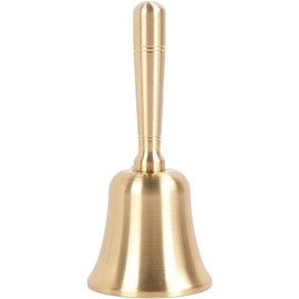HOOWDAMY Hand Bell, Hand Swing Bell, Brass Dinner Bell, Durable, Restaurant, Restaurant, Store Supplies, Festival Supplies, Percussion Instrument, Call Bell