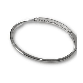 Actual Handwriting bangle handwritten engraved bar bracelet Gift name bangle.