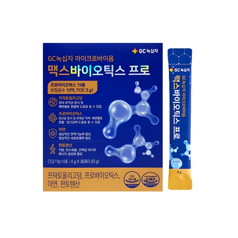 GC녹십자 맥스 바이오틱스 프로 마이크로바이옴 30포X1개 GC Green Cross Max