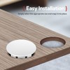 GAGIRA 100PCS 1/4" Plastic Plugs Hole, Cabinet Hole Decorative Covers,