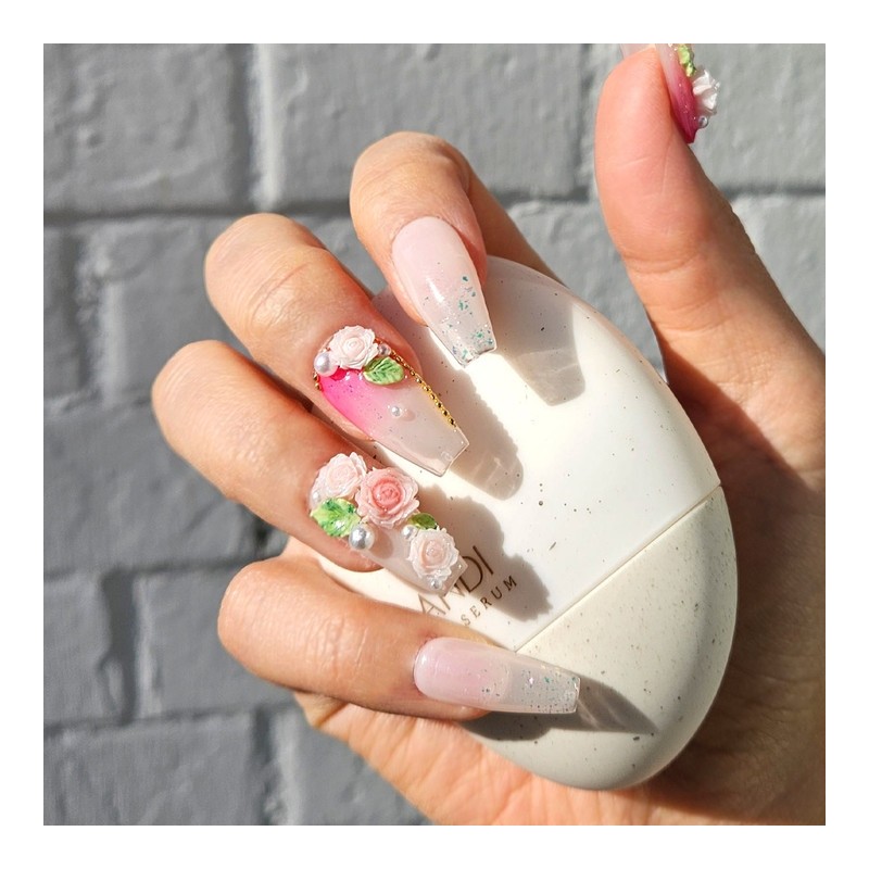 Rosewall handmade nail tips - Ballerina L / 로즈월 수제네일팁