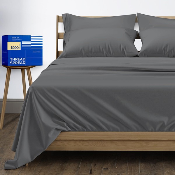 THREAD SPREAD 100% Egyptian Cotton Queen Size Sheets - 1000