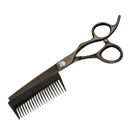 Hairdresser Scissors,Professional Barber Scissors - Thinning Shear with Detachable Comb 2-in-1 Hairdressing Tools for Men Women Elderly Kids Styling Grooming Travel Bathroom Barber Hairstylist