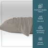 Micropuff Standard Size Pillow Cases Open Enclosure - 2 Pack