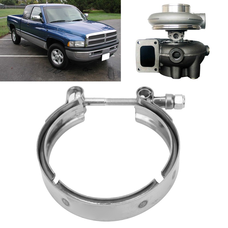 Turbo Exhaust Outlet V‑Band Clamp 3903652 Fit for Dodge Ram