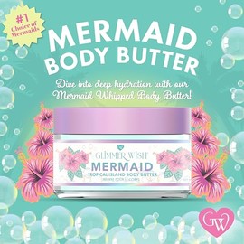 Glimmer Wish Manteca Corporal Batida Para Mujeres Con Piel Seca: Hidratante De Karité Y Coco, Crema Corporal Nutritiva Para Mujeres, Loción Hidratante