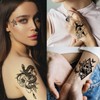 winthrop 80 Sheets Tiny Temporary Tattoos for Adult – Black