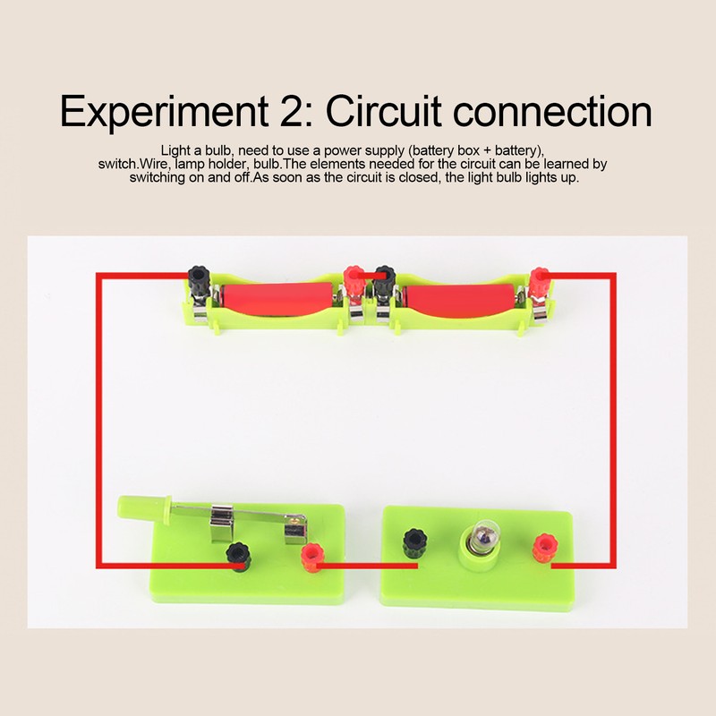 Physics Circuit Learning Kit Students Electricity Principle Science Physics Experiment