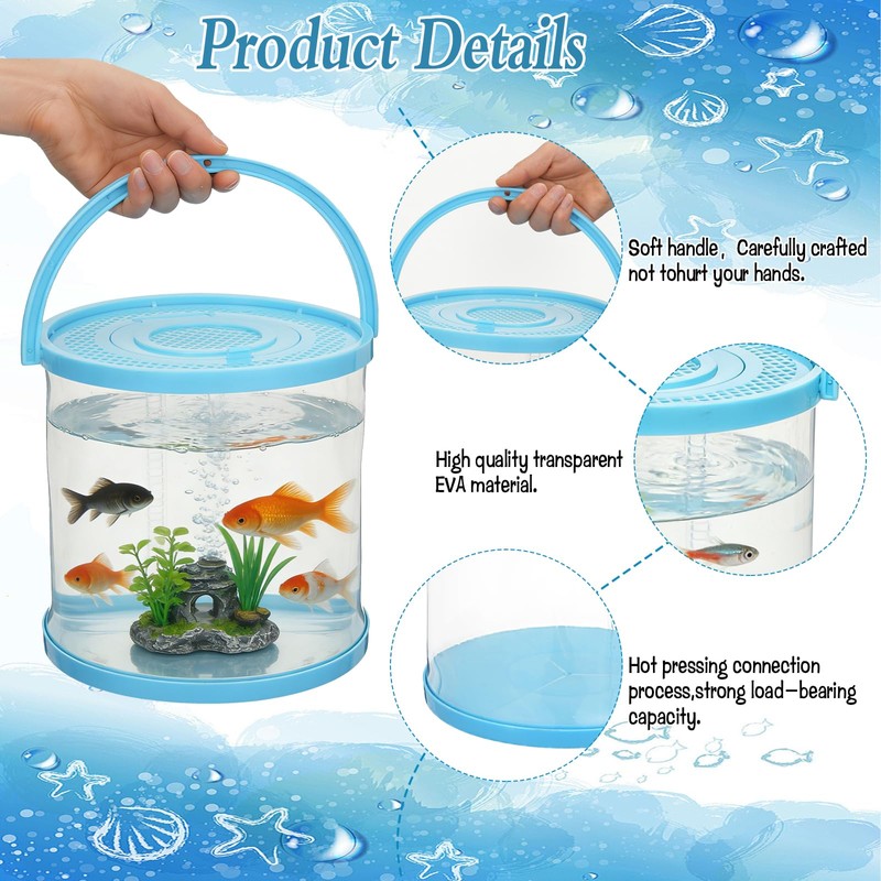 2 Sets Catch Plastic Beach Aquarium Kit, Release Aquarium Box