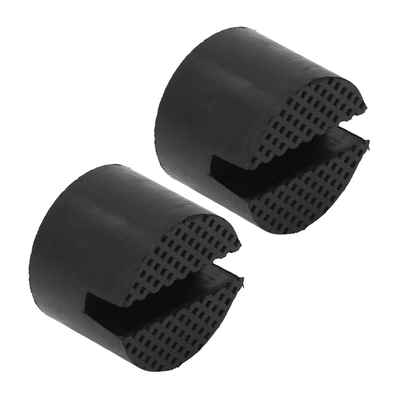 2Pcs Rubber Jack Pad Slotted Adapter Trolley Vehicle Lift Axle