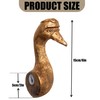 KVTTOZA Christmas Animal Head Wall Hanging Duck Ornament, 3D Wall