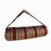 Handwoven Striped Yoga Mat Bag, 150cm x 15cm, Multicolour