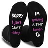 Growing A Tiny Human Socks, Pregnancy Gifts, New Mom Gifts