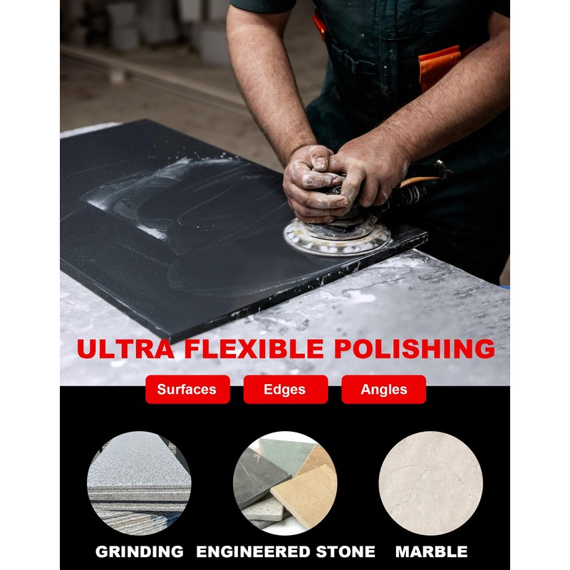 Casaverde 3 Step Diamond Polishing Pads 4 Inch Dry or