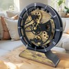 ImprovingLife The Gears Clock Desk Clock 10 inches with Real