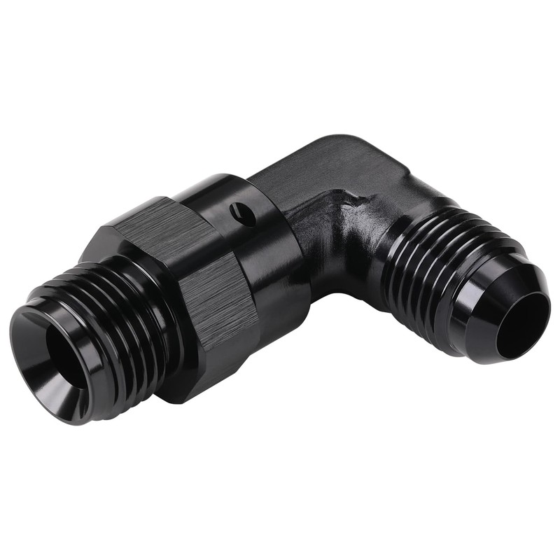 Podavelle 6AN Male to 5/8-18 Inverted Flare 90 Degree Adapter