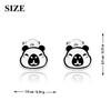 OKEYCH Capybara Lover Gift Capybara Stud Earrings Who Loves Capybaras