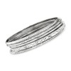 Ross-Simons Sterling Silver Jewelry Set: 5 Bangle Bracelets. 8 inches